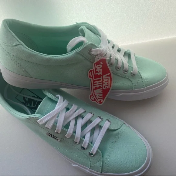Vans Court Bay/True Shoes Woman’s 9.5 Mint Green - Picture 9 of 11